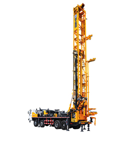 Deep well drilling rig