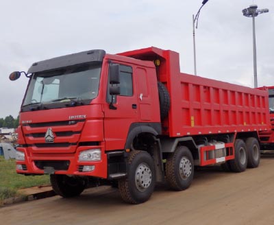 HOWO 371hp 8x4 dump truck model ZZ3317N3567 N1