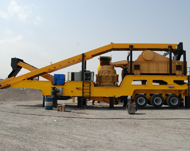 Mobile cone crushing plant(tyre) 50-450t/h