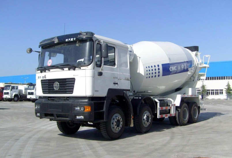 Shacman chassis 15m³ concrete truck mixer