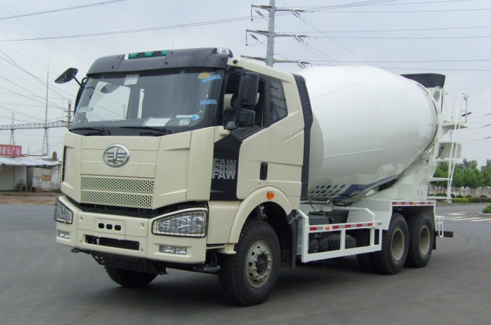 FAW chassis 12m³ concrete truck mixer