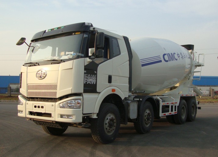 FAW chassis 15m³ concrete truck mixer
