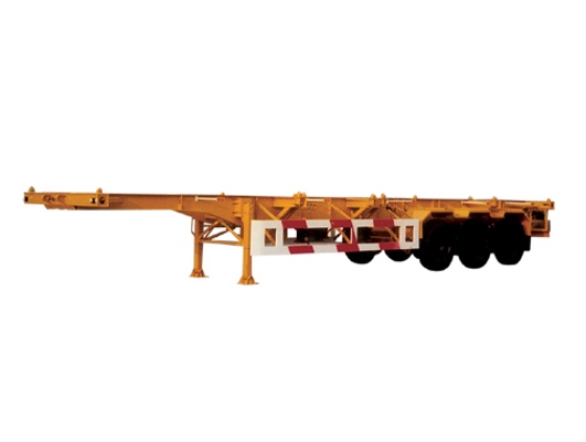 Tri-axle Skeletal Container yellow.JPG